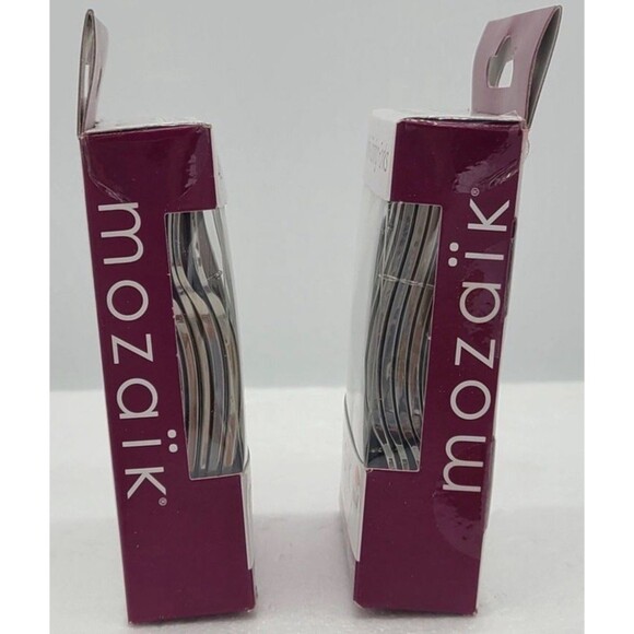 Mozaik Mini Tasting Forks Appetizer Forks Heavy Weight Plastic Lot of 2 96 total - Picture 2 of 3